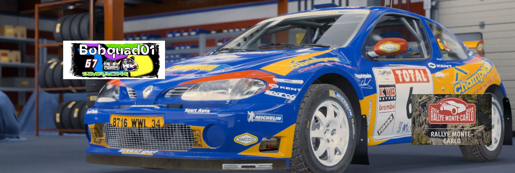 ルノー　レジン Renault Maxi Megane Kit Car 1996 EA Sports WRC Setup: F2 KIT Car - RENAULT Maxi Mega · WRCsetups.com